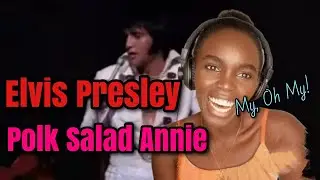 *The King Of Rock N' Roll* Elvis Presley - Polk Salad Annie Live | REACTION
