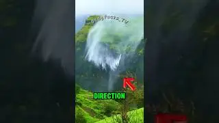 Strange phenomenon, Waterfall flows upwards‼️#shortsviral #shorts #viralvideo #waterfall