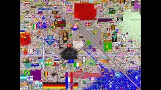 Reddit /r/place timelapse (April Fools Joke 2017) 36h+