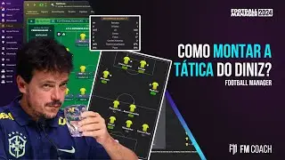 Como MONTAR A TÁTICA do Fernando Diniz da Seleção Brasileira? | FM 2024 #16