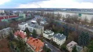 Warszawa Saska Kępa drona phantom pro 4 K