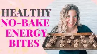 My Favorite Healthy Snack During Pregnancy! EASY NO-BAKE ENERGY BITES! (gluten free!)