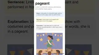'Pageant' Meaning Learn English in 6 Seconds