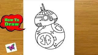 How To Draw Star Wars | Draw Bb8 Easy For Beginners
