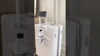 UM, a luggage with cup holder, phone stand a bag hook #amazon #travel #style