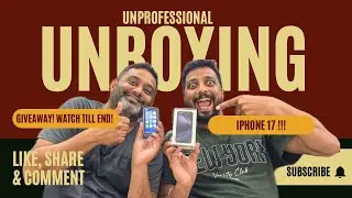 First time unboxing of iPhone 17😝