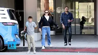 Jennifer Garner takes her son to golf lessons while imitating his father Ben Affleck