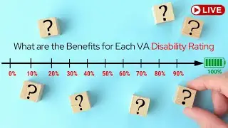 What are the Benefits for Each VA Disability Compensation Rating from 0%-100%?