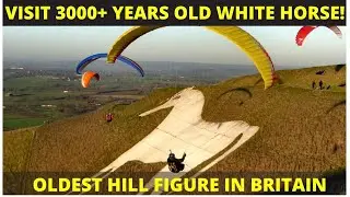 WESTBURY WHITE HORSE | THE OLDEST HILL FIGURE in WILTSHIRE ENGLAND.