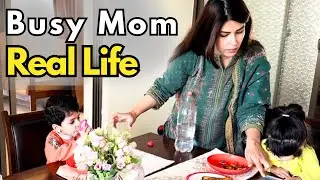 Realistic Smart Housewife Routine| Kids, Skincare, Haircut ✂️
