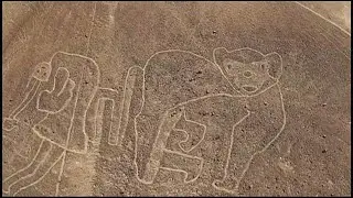 Giant drawings found near Nazca Lines in Peru desert