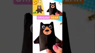 EASY BEAR | DIY | HOW TO MAKE A BEAR #diy #origami #shorts #toy #animals