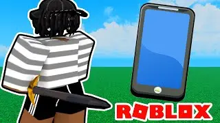 I TRIED ROBLOX SWORDFIGHTING ON PHONE! [MOBILE]