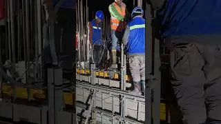 Pouring core wall concrete #shorts #construction