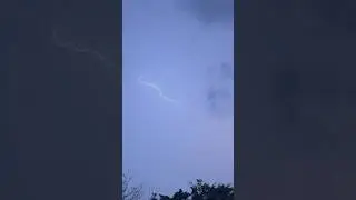 Spider Lightning jumping from Cloud to Cloud with distinctive branching | #shorts