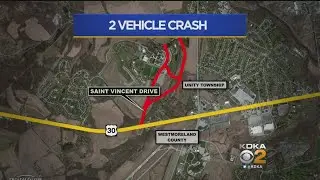2 Flown From Crash On Route 30, Road Shut Down