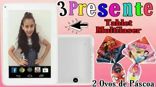 Presente de P&aacute;scoa para voc&ecirc;! Um tablet da Multilaser e mais dois ovos de P&aacute;scoa