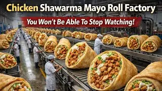 Inside the Chicken Shawarma Mayo Roll Factory | Mass Production in 3D | How It&rsquo;s Really Made