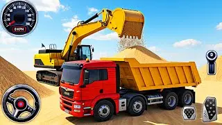 Real City Construction Simulator 3D - City Road Builder Excavator Trucks - Android Gameplay