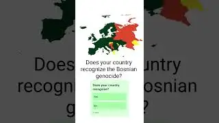 does your country recognize the Bosnian genocide?