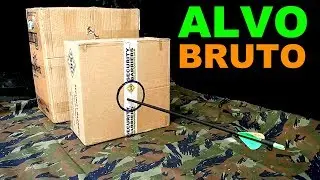 🎯 Como fazer ALVO para ARCO E FLECHA / BALESTRA / CROSSBOW - Custo ZERO