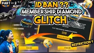 ID BAN ? |  DIAMOND GLITCH ID BAN |  RESTRICTIONS ? | DIAMOND GLITCH ID RESTRICTION |