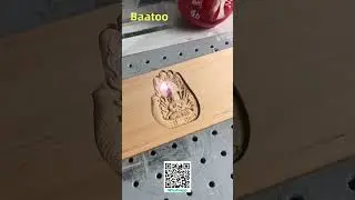 UV laser marking machine can emboss small Buddha statues on wood, and the effect is very good.
