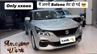 // Finally the accessories have been installed in my brand new Baleno. Full Detail Video By @Drca...