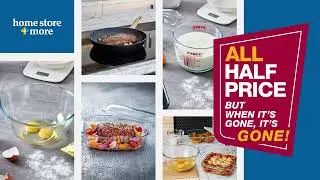 From 22/01/2026 &ndash; New this week &ndash; ALL PYREX KITCHENWARE is now ALL HALF PRICE!