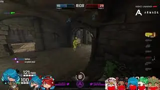 Jump from rocket launcher to mega health with Sorlag on Molten Falls 😎👍