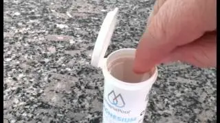 Using the MagnaPool Test Strips to Test for Magnesium in Your Pool