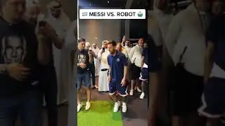 The robot saved Messi&rsquo;s penalty 😱 (via maldahi/Twitter) #shorts