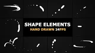 After Effects Template: Shape Elements Pack