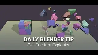 Daily Blender Secrets - Cell Fracture Explosion