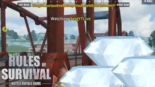 Killing a NoahFromYoutube in DIAMOND MODE in Rules Of Survival ! He was a FAN !