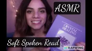 ASMR with Elo ✨️ | Crystal Healing Read | Tingles for Relax