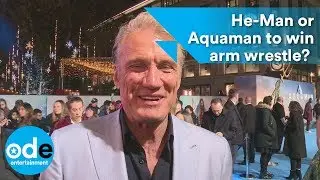 He-Man or Aquaman to win arm wrestle? Dolph Lundgren has the answer!
