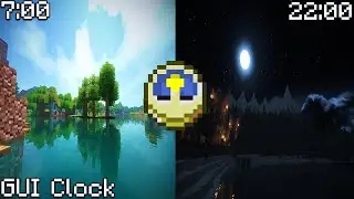 GUI Clock for Time (Minecraft Mod 1.16.5)