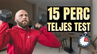 15 Perces KEZDŐ Kézi Súlyzós Edzés Otthonra | Teljes Test