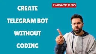 How To Create Telegram Bot Without Coding 🔴 AI Tools/Apps