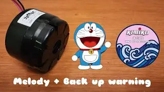 JDM 3 Tones Reverse Warning / Back Horn - Doraemon