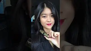 Swatching Make Over X Hian Tjen Empress Glassy Lip Lacquer 401 Edge + Free Limited Lip Pouch #shorts
