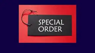 Chapter 7, Video 2, Accept or reject a special order - an example