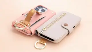 RFID Blocking Zipper Wallet Case Cover for iPhone 17 16 15 Series, Samsung Mobile Phone Accessories