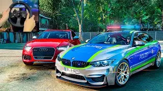 BMW M4 GTS - Pursuit of a criminal | Forza Horizon 5 | Logitech g920 gameplay