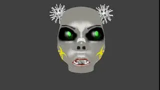 Corona-chan testing head demonic