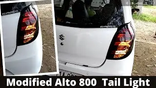 How to modify Alto 800 Tail Light | alto 800 tail light wrap | tiplu technical guru