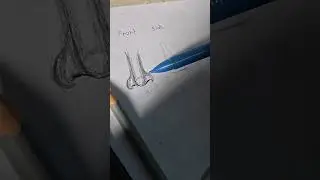 Easy Nose Drawing ✏️ | #Shorts
