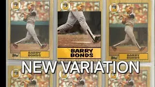 New Variation found! 1987 Topps Barry Bonds RC