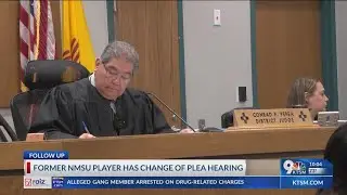 Change of plea for former NMSU basketball player
